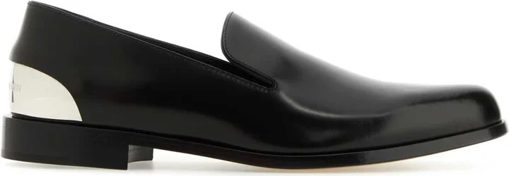 Black Leather Loafers