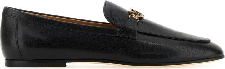Black Leather Loafers