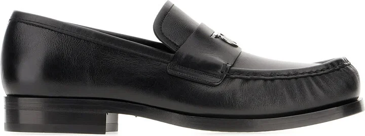 Black Leather Loafers