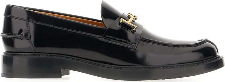 Black Leather Loafers