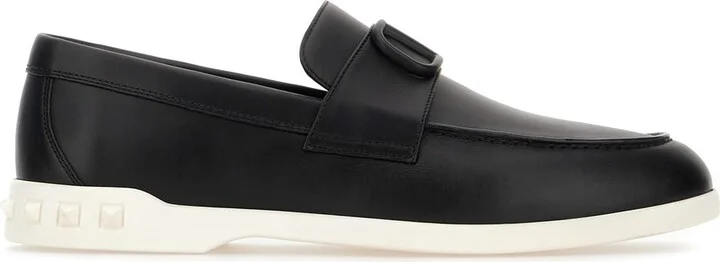 Black Leather Loafers