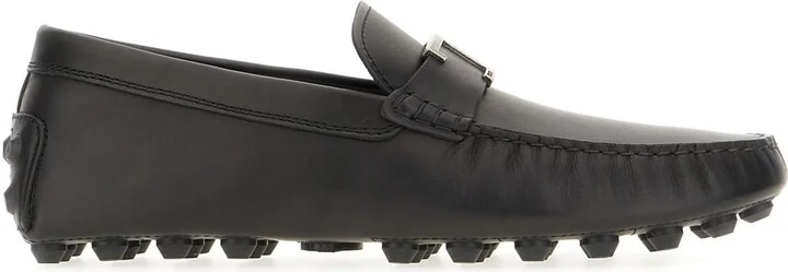 Black Leather Loafers