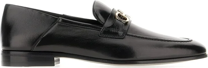 Black Leather Loafers