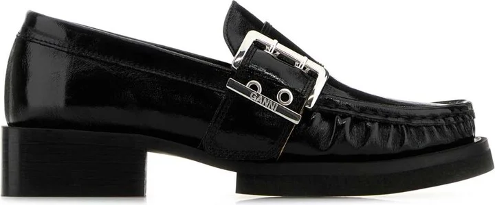 Black Leather Loafers