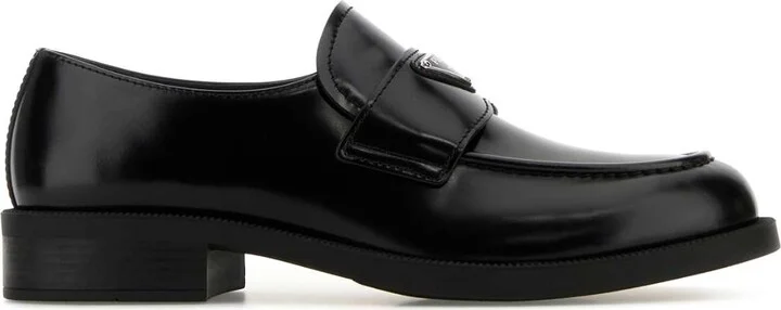Black Leather Loafers
