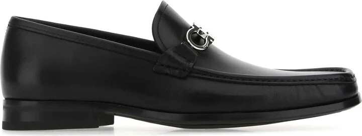 Black Leather Loafers