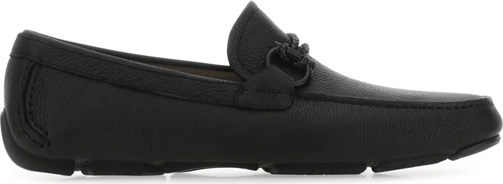 Black Leather Loafers