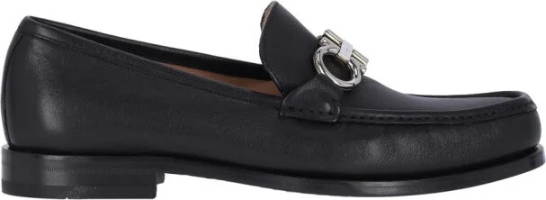 Black Leather Loafers