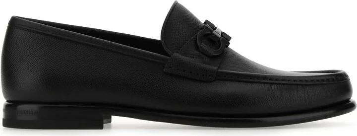 Black Leather Loafers
