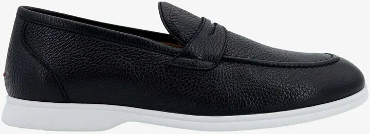Black Leather Loafers