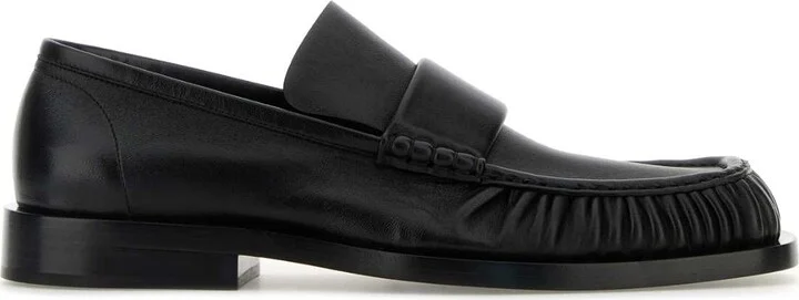 Black Leather Loafers