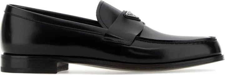 Black Leather Loafers