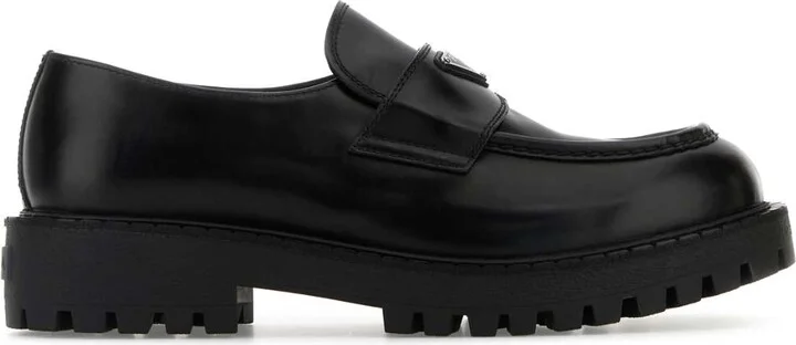 Black Leather Loafers