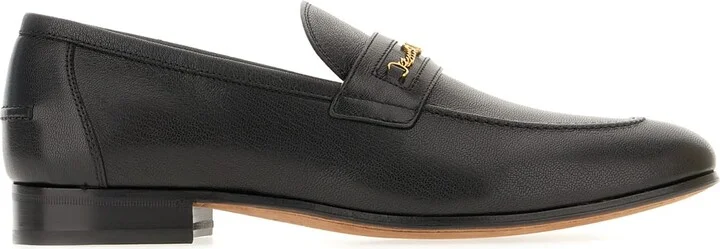 Black Leather Loafers