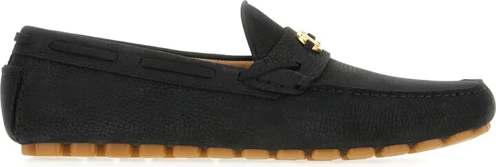 Black Leather Loafers