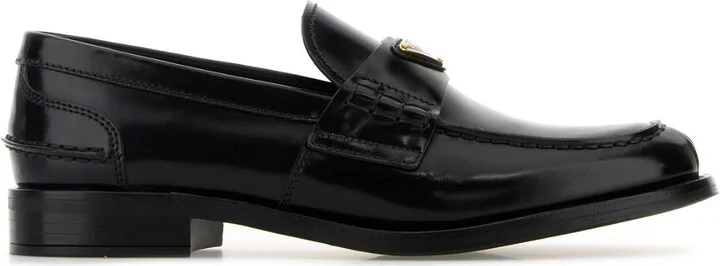 Black Leather Loafers
