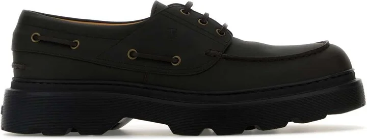 Black Leather Loafers
