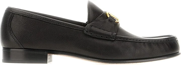 Black Leather Loafers