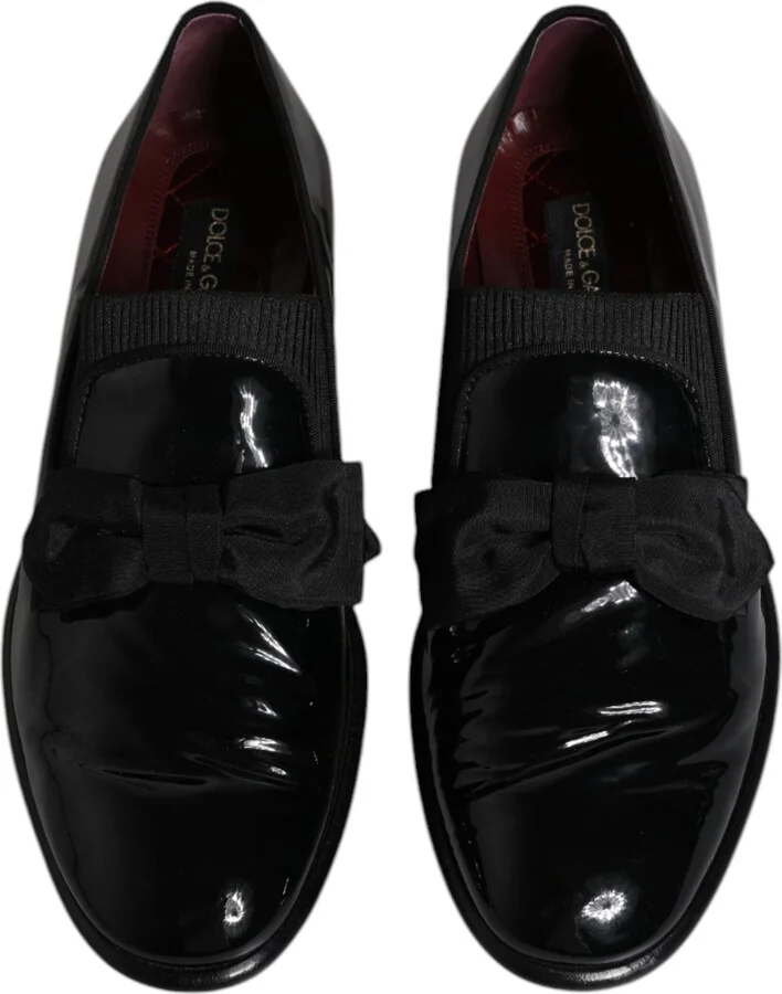 Black Leather Loafers Men Formal Dress Men's Shoes (Pre-Owned) - Image 3