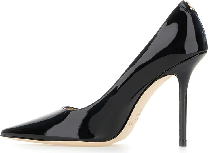 Black Leather Love Pumps - Image 3