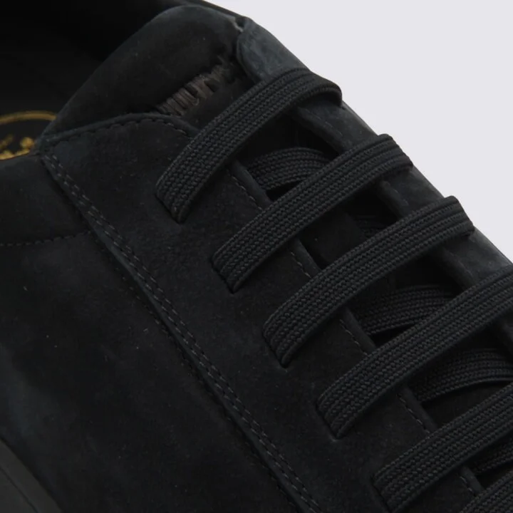 Black Leather Ludlow Sneakers - Image 4