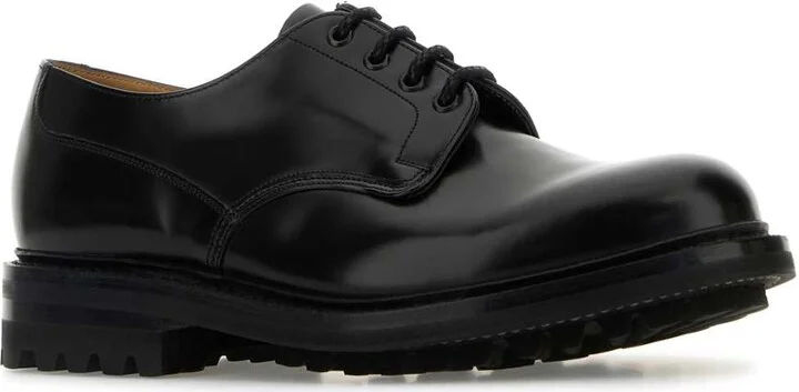 Black Leather Mc Neil Lw Lace-up Shoes - Image 2