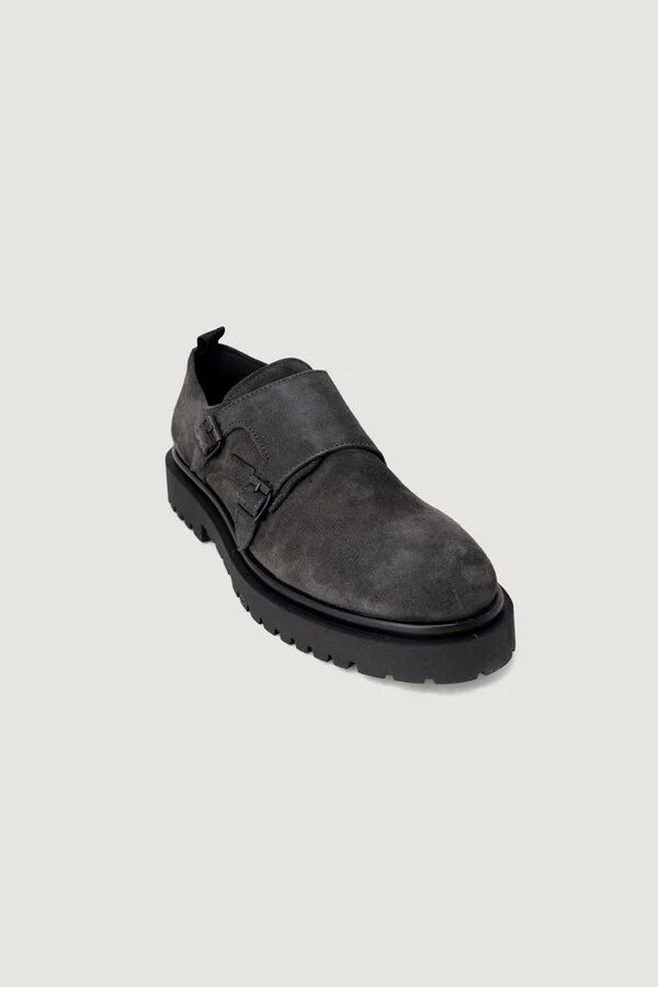 Black Leather Men's Casual - Image 3