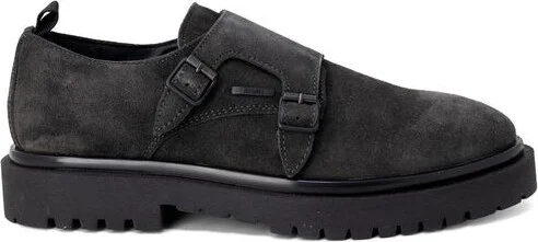 Black Leather Men's Casual
