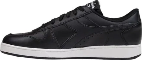 Black Leather Men's Sneaker - Image 3