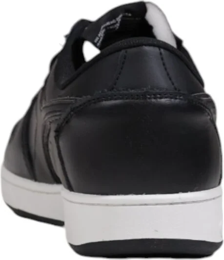 Black Leather Men's Sneaker - Image 4