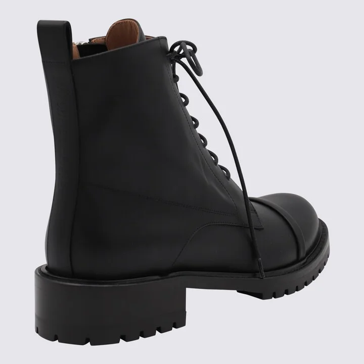 Black Leather Miller Boots - Image 3