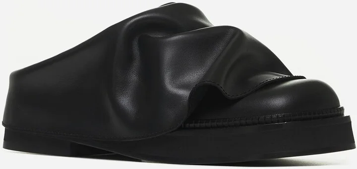 Black Leather Mini Robin Sabot - Image 2