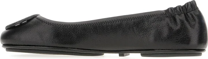 Black Leather Minnie Ballerinas - Image 3