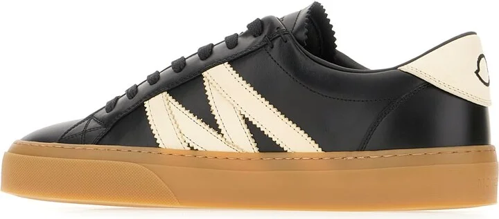 Black Leather Monaco2 Sneakers - Image 3