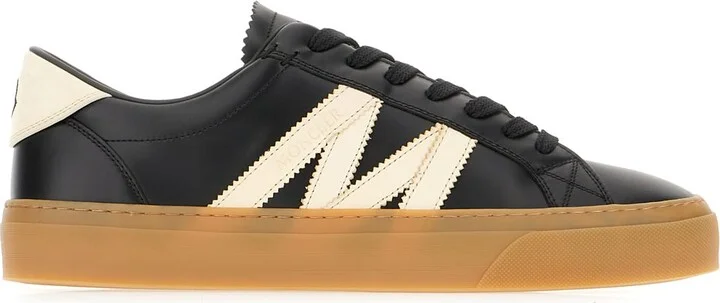Black Leather Monaco2 Sneakers