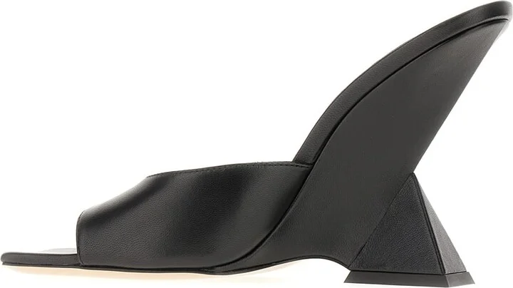 Black Leather Mules - Image 3
