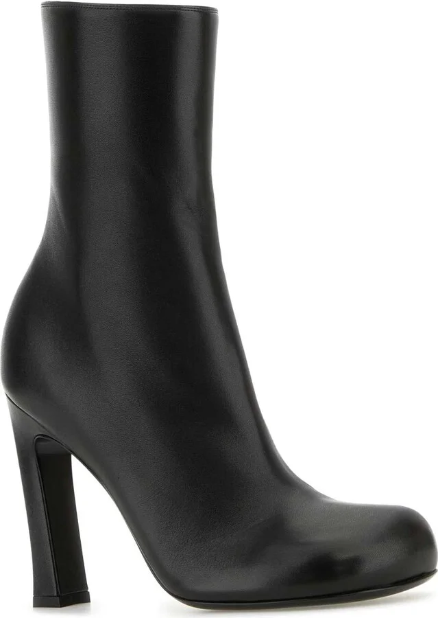 Black Leather Nico Ankle Boots - Image 2