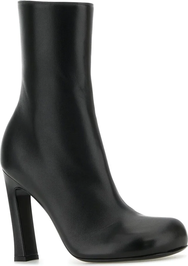Black Leather Nico Ankle Boots - Image 2