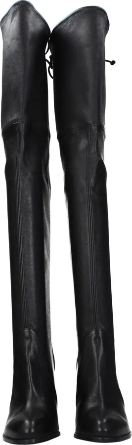 Black Leather Over The Women's Knee - Image 3