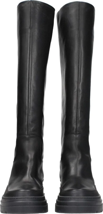 Black Leather Over The Women's Knee - Image 3