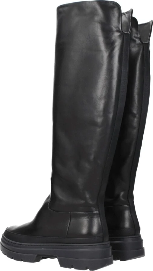 Black Leather Over The Women's Knee - Image 4