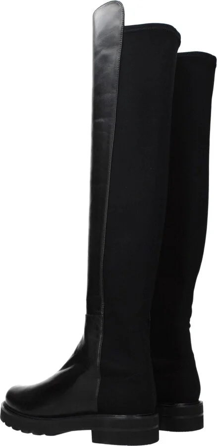 Black Leather Over The Women's Knee - Image 4