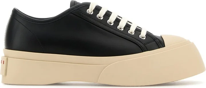 Black leather Pablo sneakers