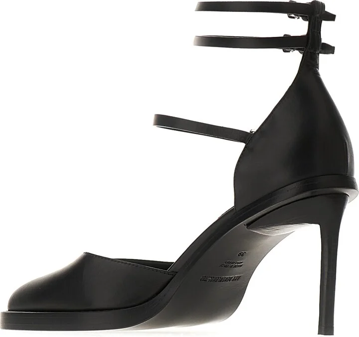 Black Leather Pumps - Image 3