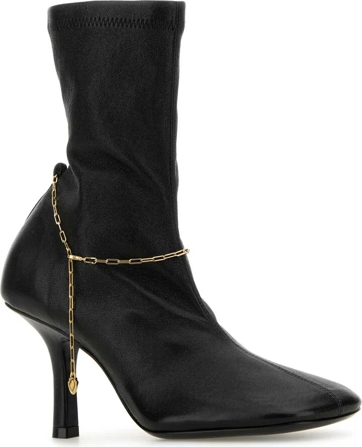 Black Leather Pumps - Image 2
