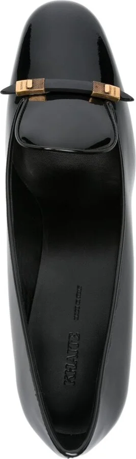 Black Leather Pumps - Image 4
