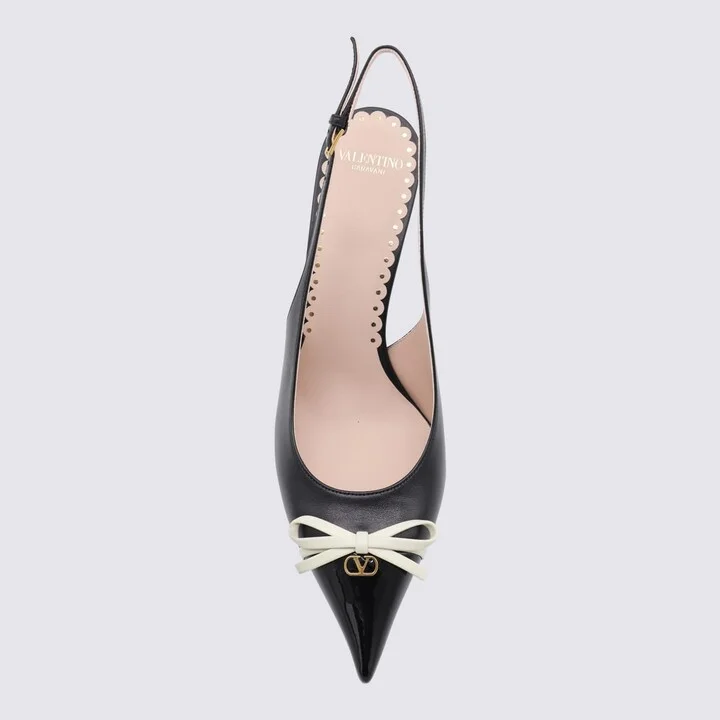 Black Leather Pumps - Image 4