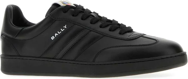 Black Leather Rivy Sneakers - Image 2