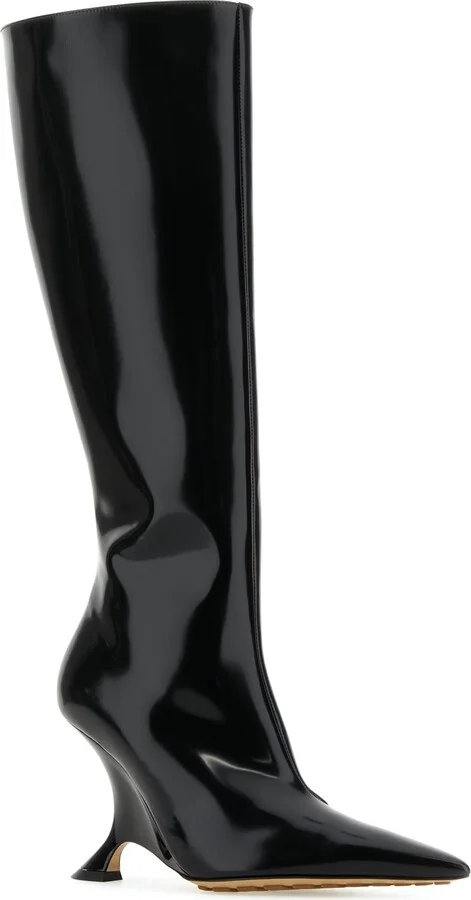 Black Leather Rocket Boots - Image 2