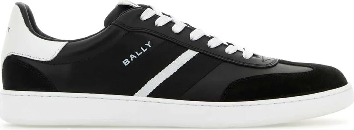 Black Leather Roget Sneakers